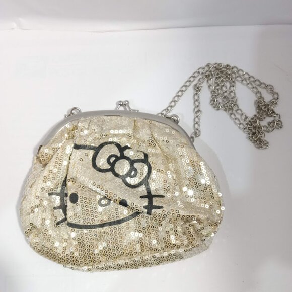 Sanrio HELLO KITTY Sequin  Handbag Tote Purse - Picture 8 of 8